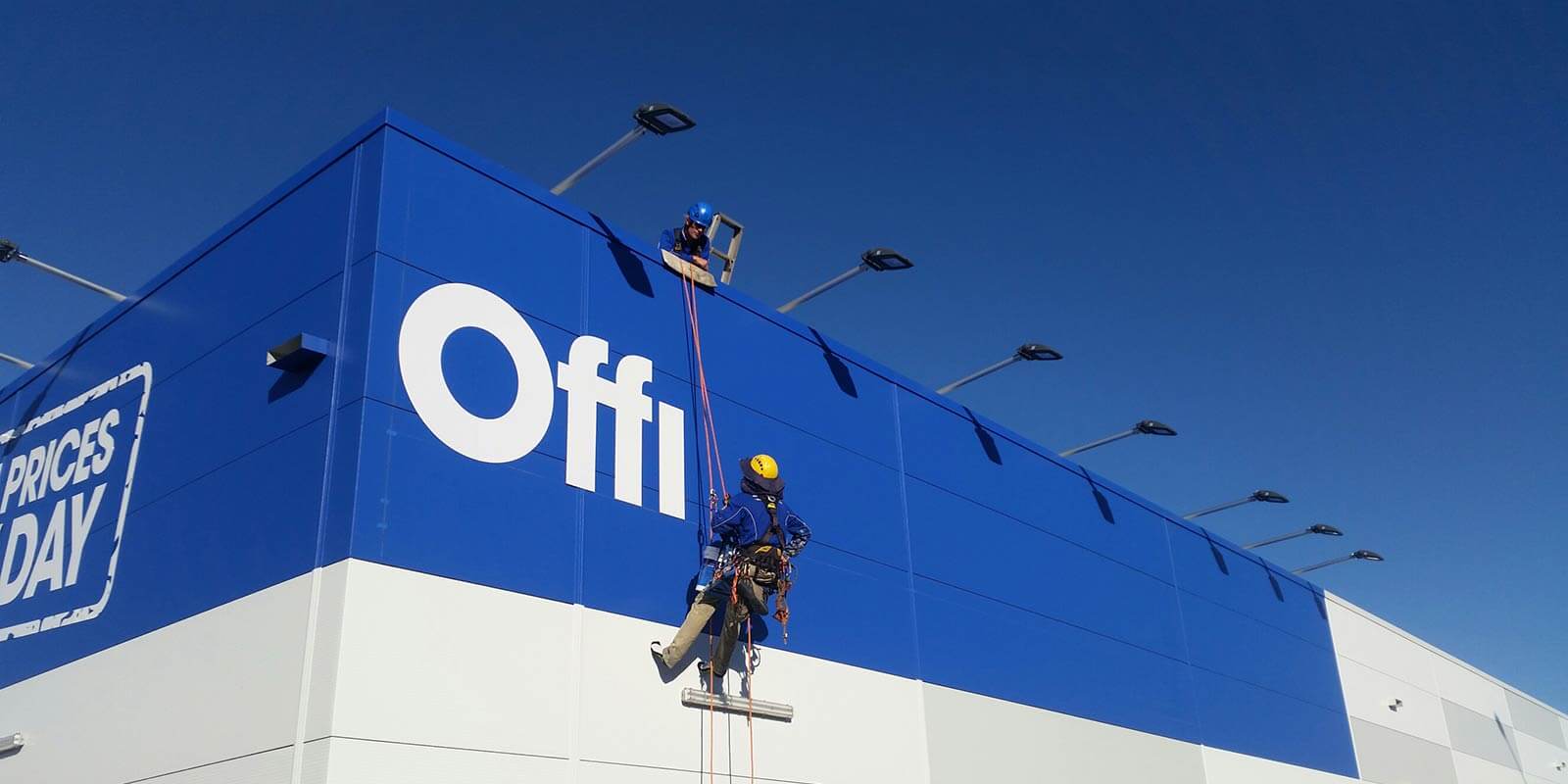 officeworks-exterior-signage-installation